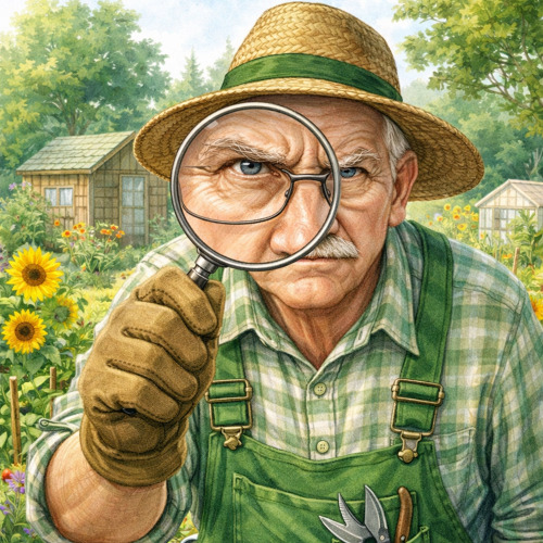 1. Gartenbegehung durch den Gartenwart